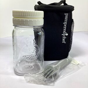 Pampered Chef Make And Take Set Mason Jar Utensils Insulated Lunch Bag